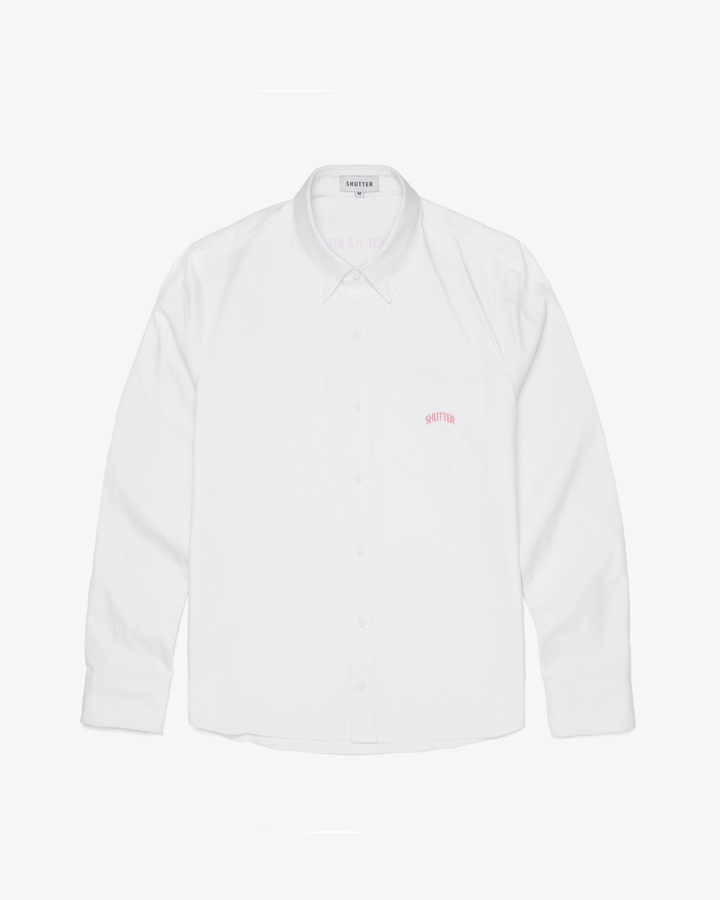 [셔터] LETTERING 셔츠 (WHITE)